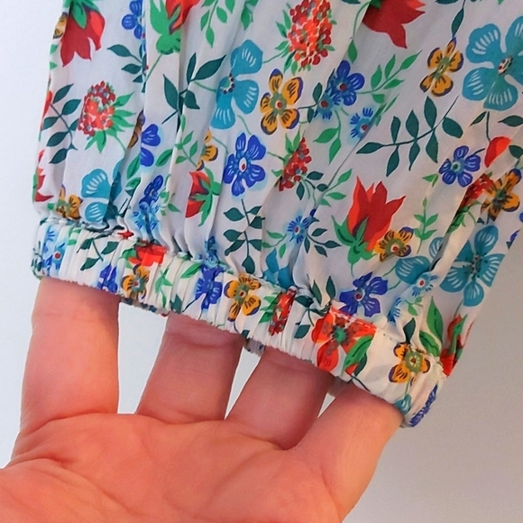 J Crew Liberty Fabrics Off Shoulder Floral Print Top Size 6 - Picture 6 of 9